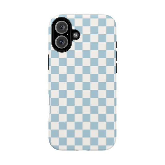 Blue Checkerboard Airi Case | Tough Phone Case
