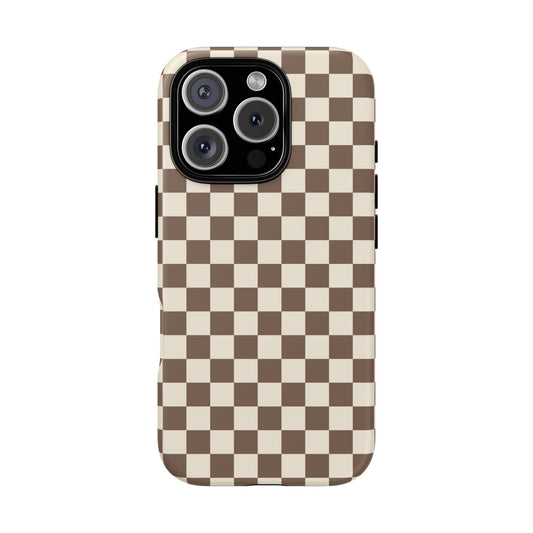 Chocolate Checkerboard Airi Case | Tough Phone Case