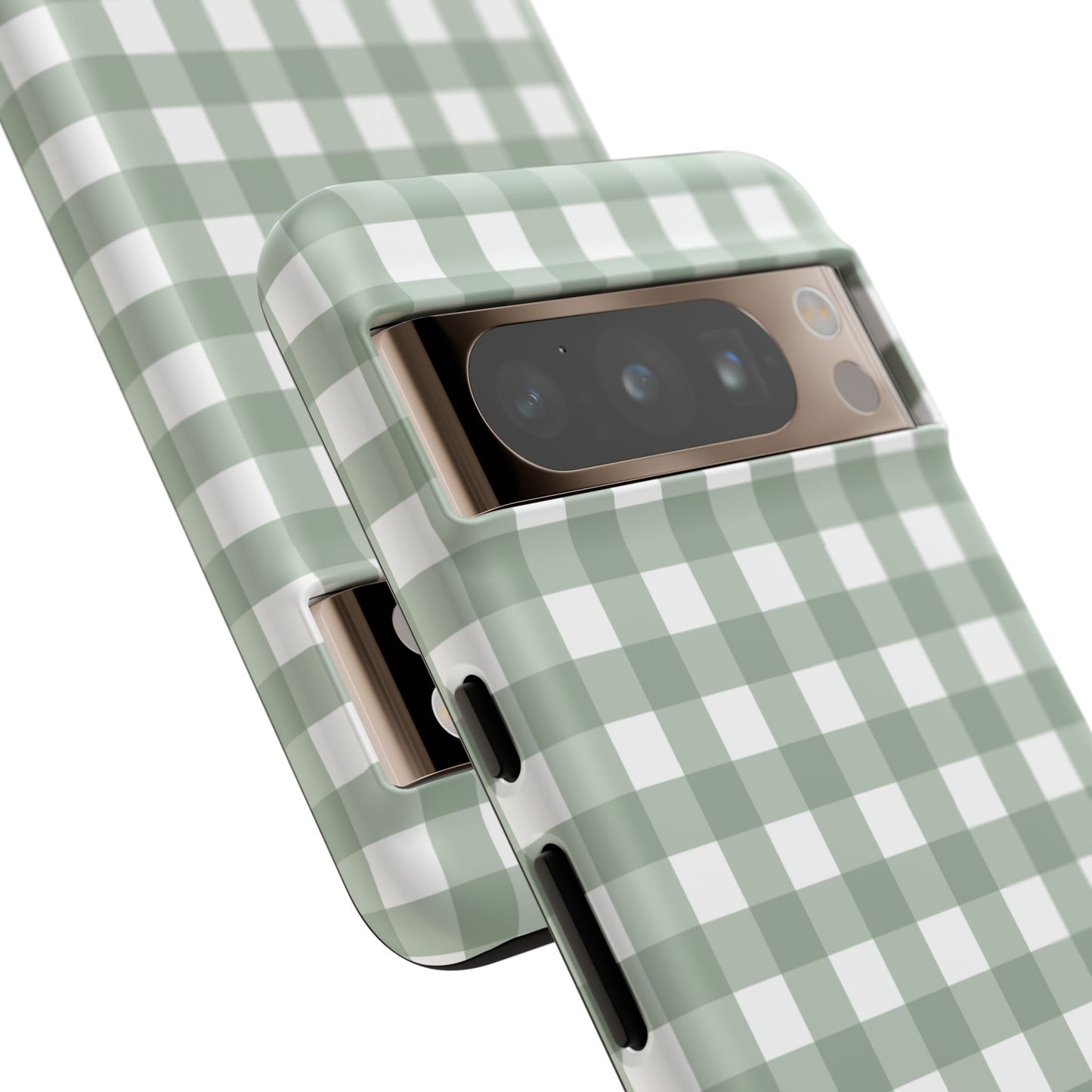 Green Gingham Airi Case | Tough Phone Case