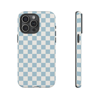 Blue Checkerboard Airi Case | Tough Phone Case