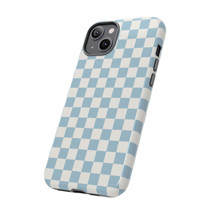 Blue Checkerboard Airi Case | Tough Phone Case