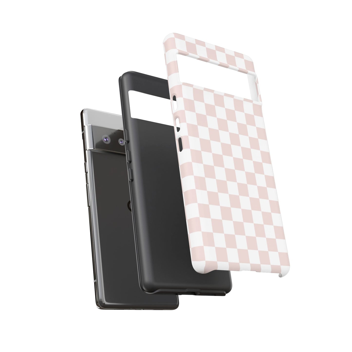 Nude Checkerboard Airi Case | Tough Phone Case