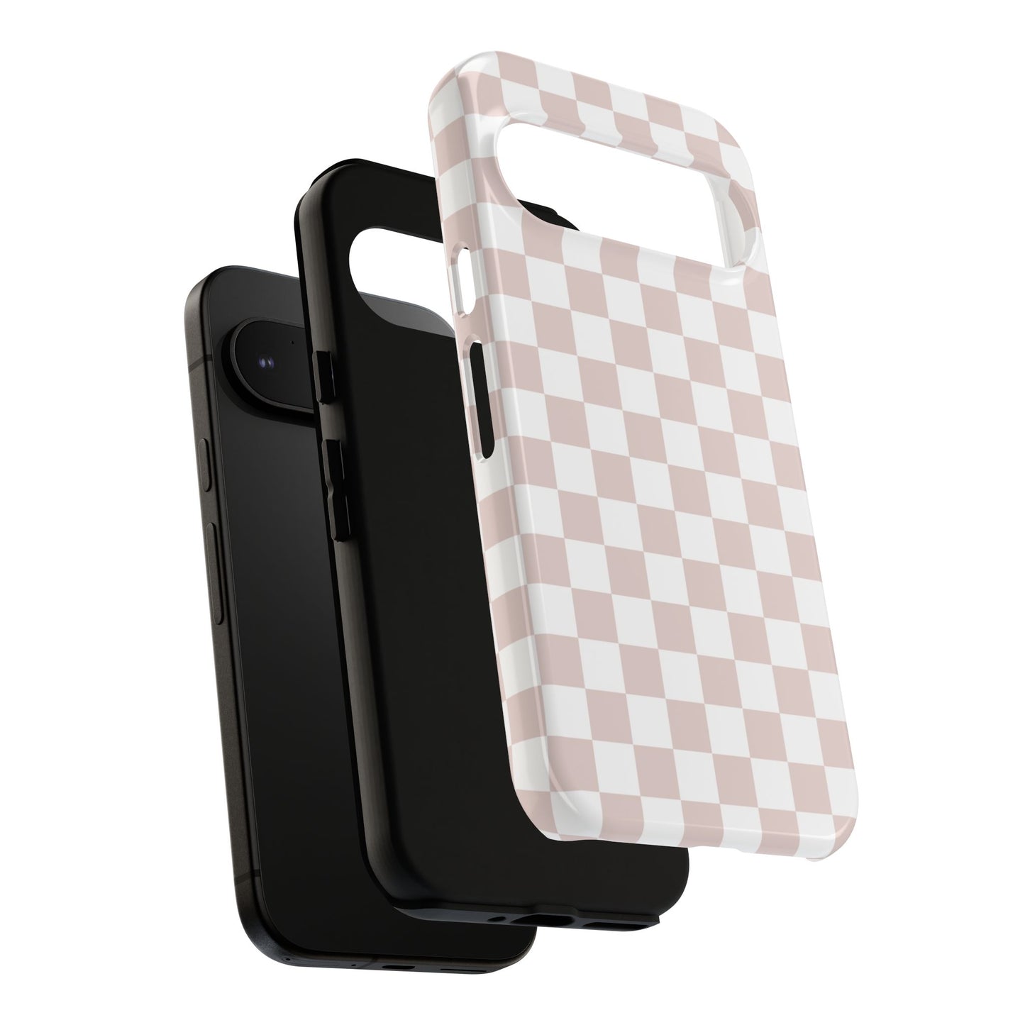 Nude Checkerboard Airi Case | Tough Phone Case