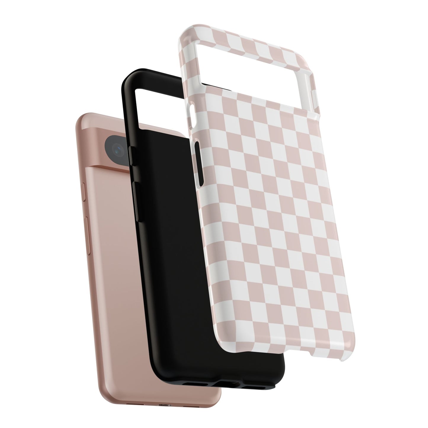 Nude Checkerboard Airi Case | Tough Phone Case