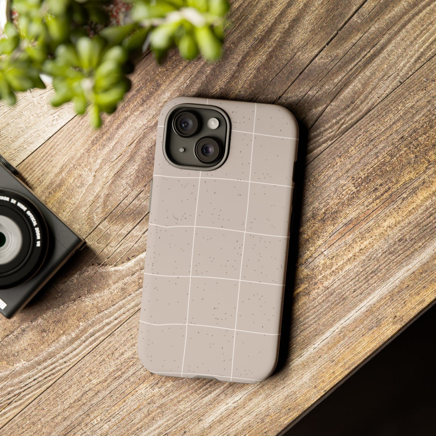 Sand Check Speckle Airi Case | Tough Phone Case