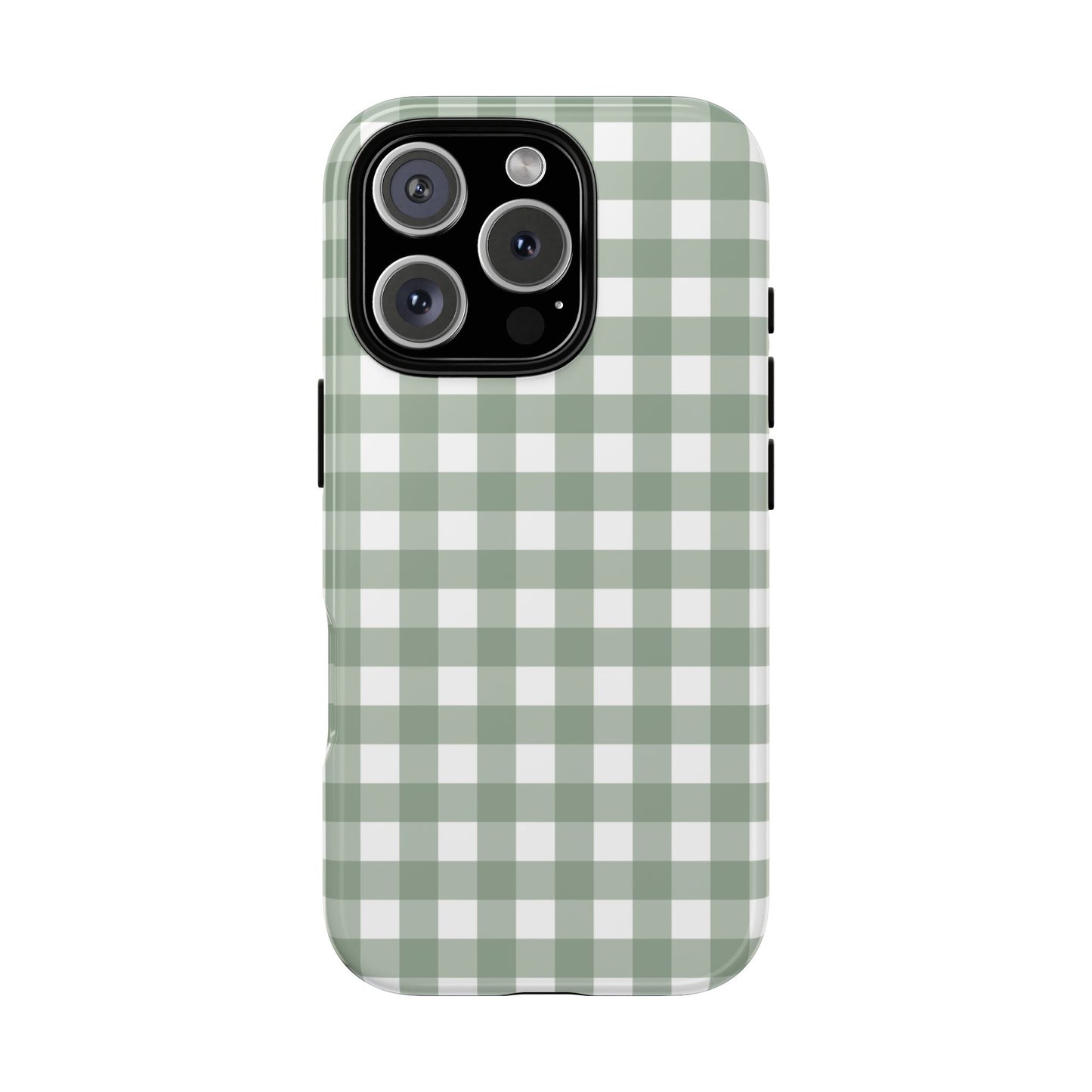Green Gingham Airi Case | Tough Phone Case