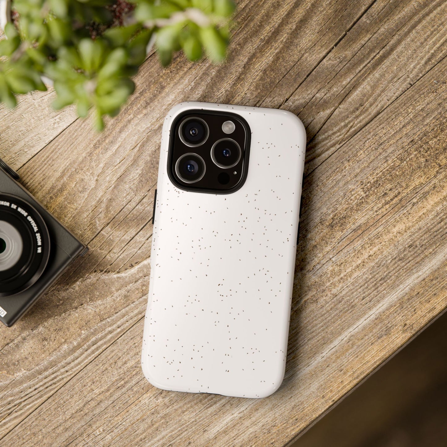 White Speckle Airi Case | Tough Phone Case