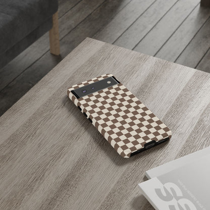 Chocolate Checkerboard Airi Case | Tough Phone Case