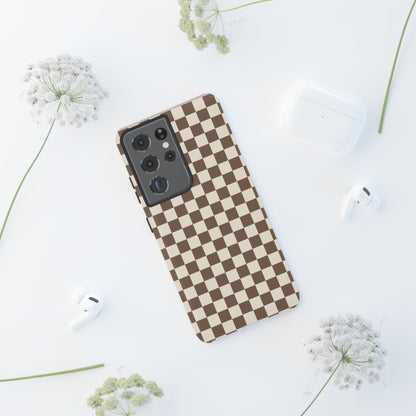 Chocolate Checkerboard Airi Case | Tough Phone Case