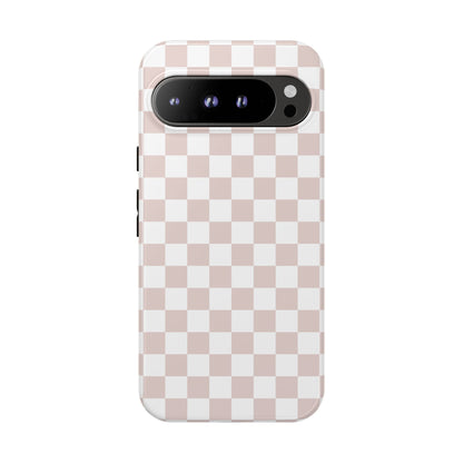 Nude Checkerboard Airi Case | Tough Phone Case