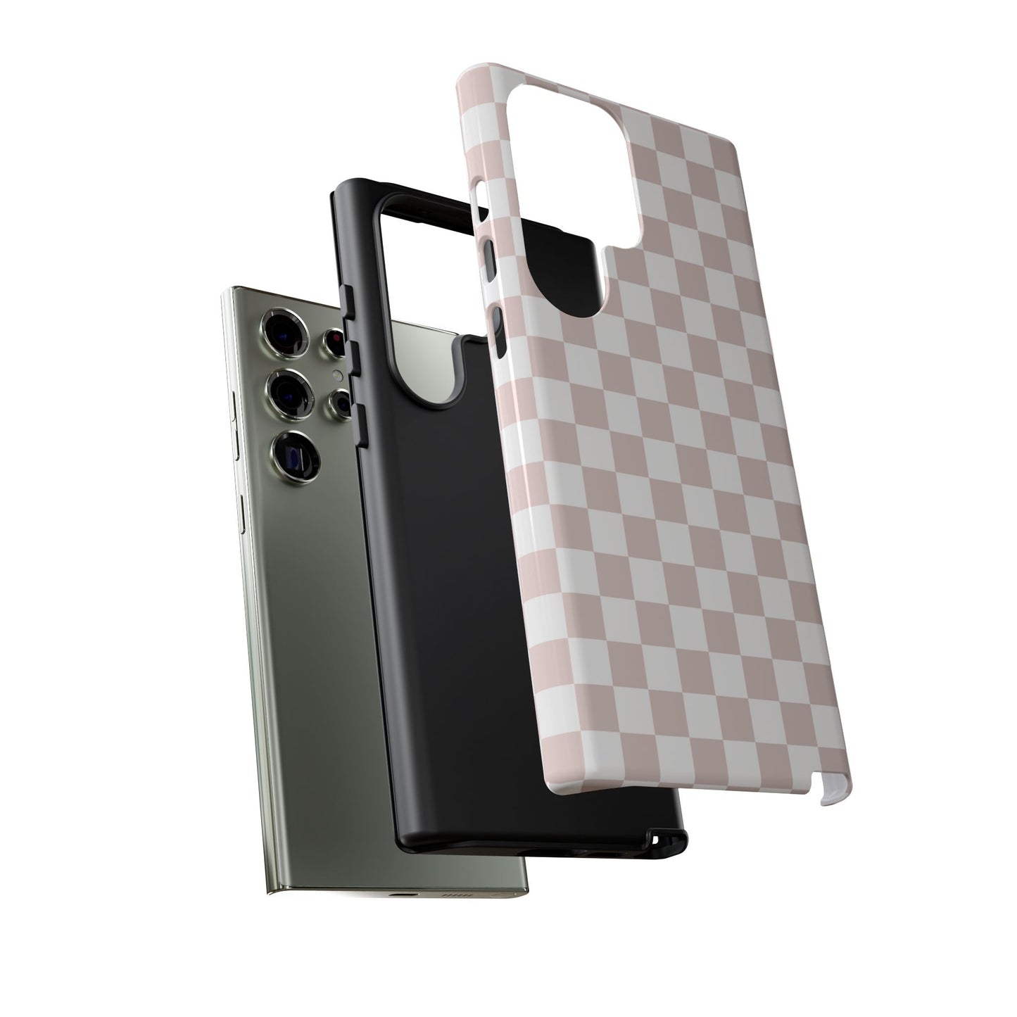 Nude Checkerboard Airi Case | Tough Phone Case