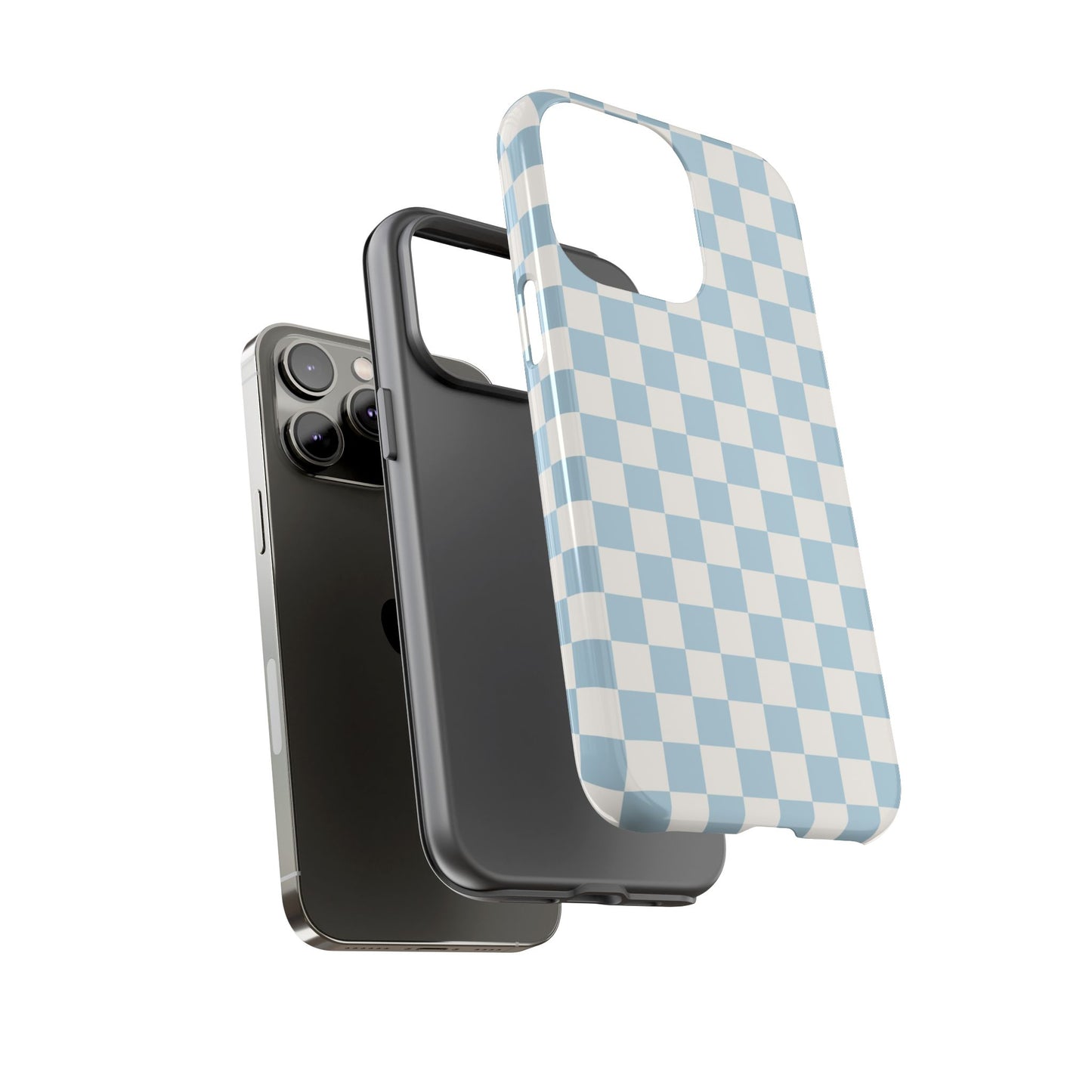 Blue Checkerboard Airi Case | Tough Phone Case