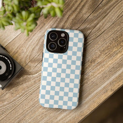 Blue Checkerboard Airi Case | Tough Phone Case