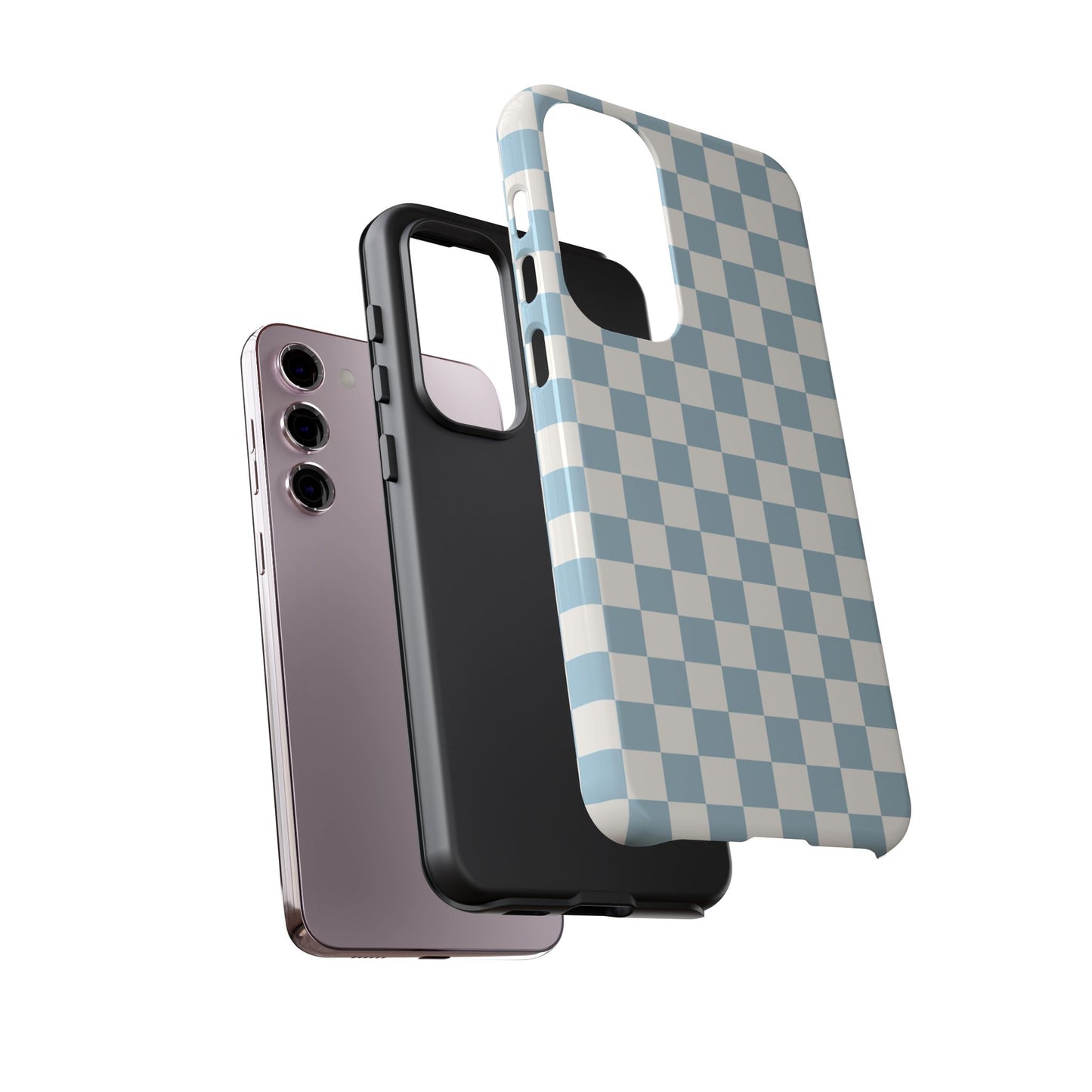 Blue Checkerboard Airi Case | Tough Phone Case