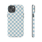 Blue Checkerboard Airi Case | Tough Phone Case