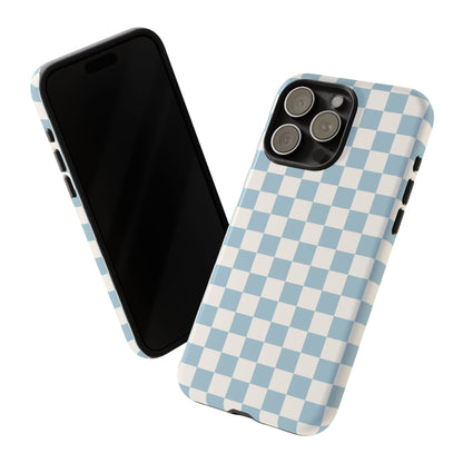 Blue Checkerboard Airi Case | Tough Phone Case