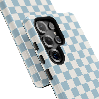 Blue Checkerboard Airi Case | Tough Phone Case