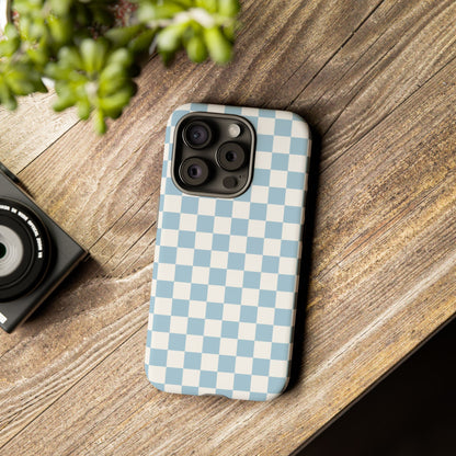 Blue Checkerboard Airi Case | Tough Phone Case