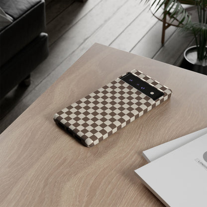 Chocolate Checkerboard Airi Case | Tough Phone Case