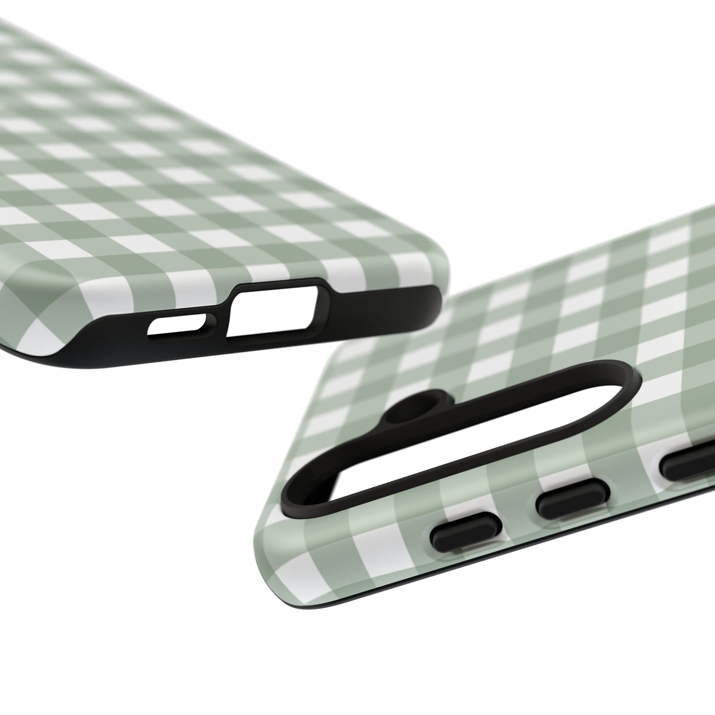 Green Gingham Airi Case | Tough Phone Case