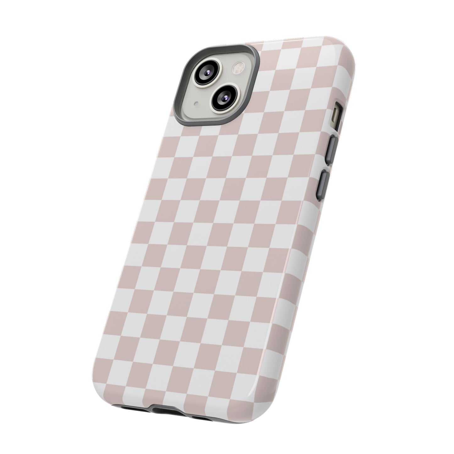 Nude Checkerboard Airi Case | Tough Phone Case