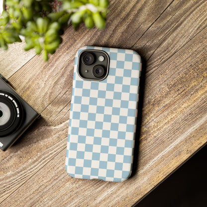 Blue Checkerboard Airi Case | Tough Phone Case