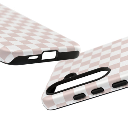 Nude Checkerboard Airi Case | Tough Phone Case