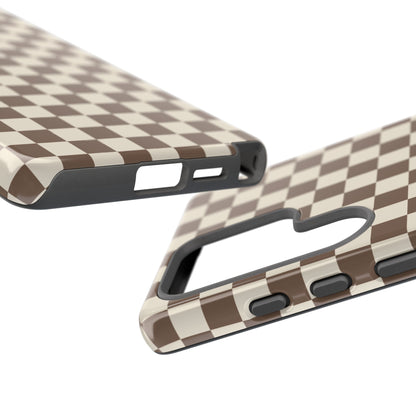 Chocolate Checkerboard Airi Case | Tough Phone Case