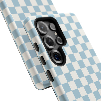 Blue Checkerboard Airi Case | Tough Phone Case
