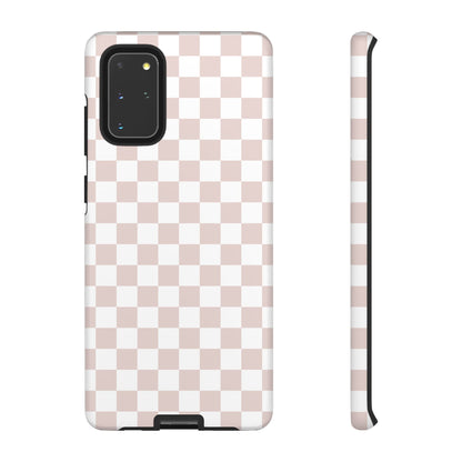 Nude Checkerboard Airi Case | Tough Phone Case