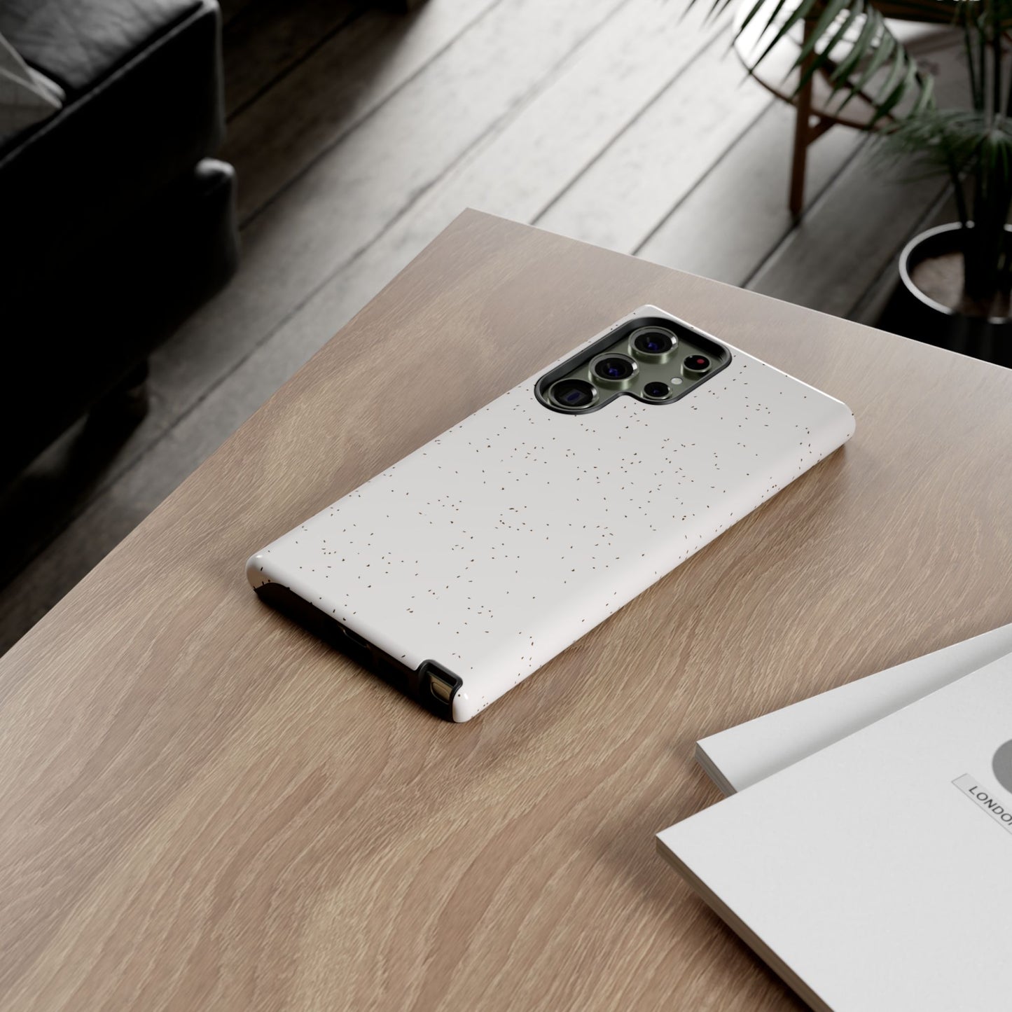 White Speckle Airi Case | Tough Phone Case