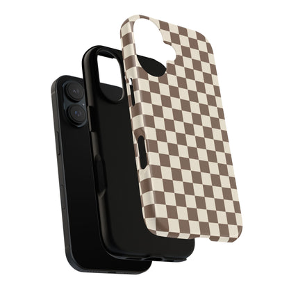 Chocolate Checkerboard Airi Case | Tough Phone Case