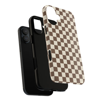 Chocolate Checkerboard Airi Case | Tough Phone Case