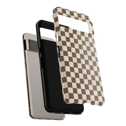 Chocolate Checkerboard Airi Case | Tough Phone Case