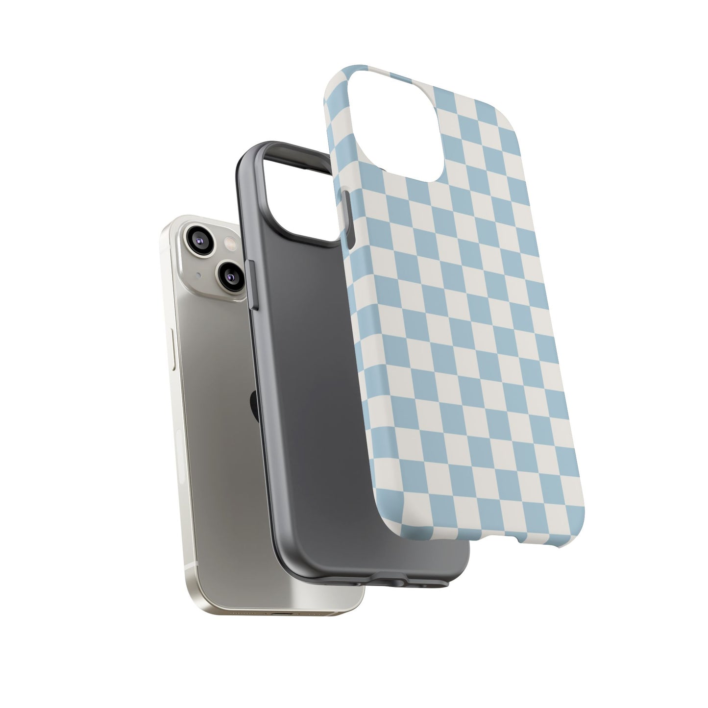 Blue Checkerboard Airi Case | Tough Phone Case