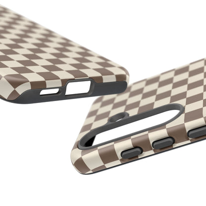 Chocolate Checkerboard Airi Case | Tough Phone Case