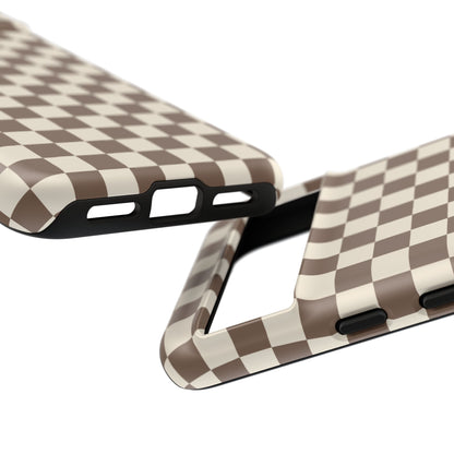 Chocolate Checkerboard Airi Case | Tough Phone Case