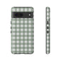 Green Gingham Airi Case | Tough Phone Case