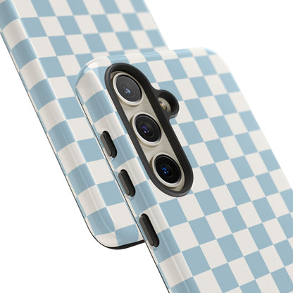 Blue Checkerboard Airi Case | Tough Phone Case