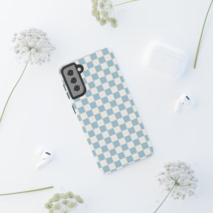 Blue Checkerboard Airi Case | Tough Phone Case