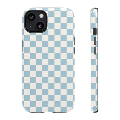 Blue Checkerboard Airi Case | Tough Phone Case