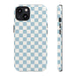 Blue Checkerboard Airi Case | Tough Phone Case