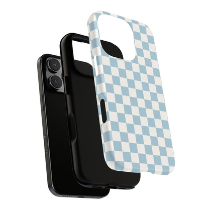 Blue Checkerboard Airi Case | Tough Phone Case