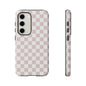 Nude Checkerboard Airi Case | Tough Phone Case