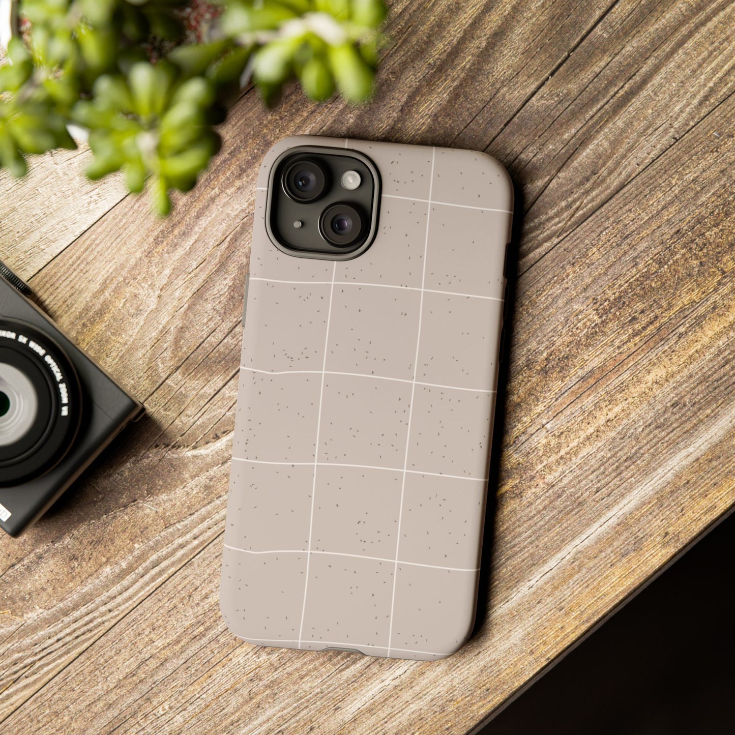 Sand Check Speckle Airi Case | Tough Phone Case