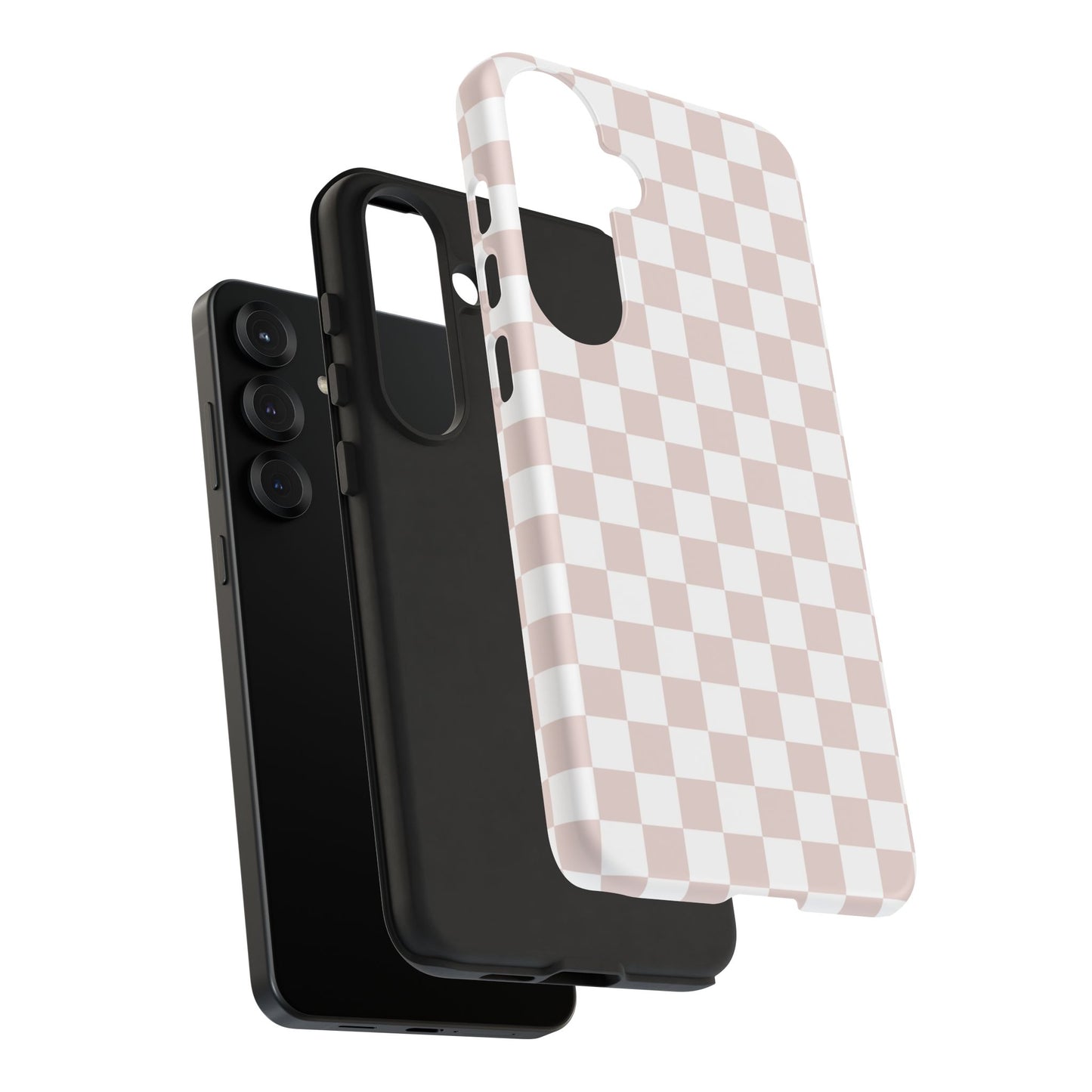 Nude Checkerboard Airi Case | Tough Phone Case