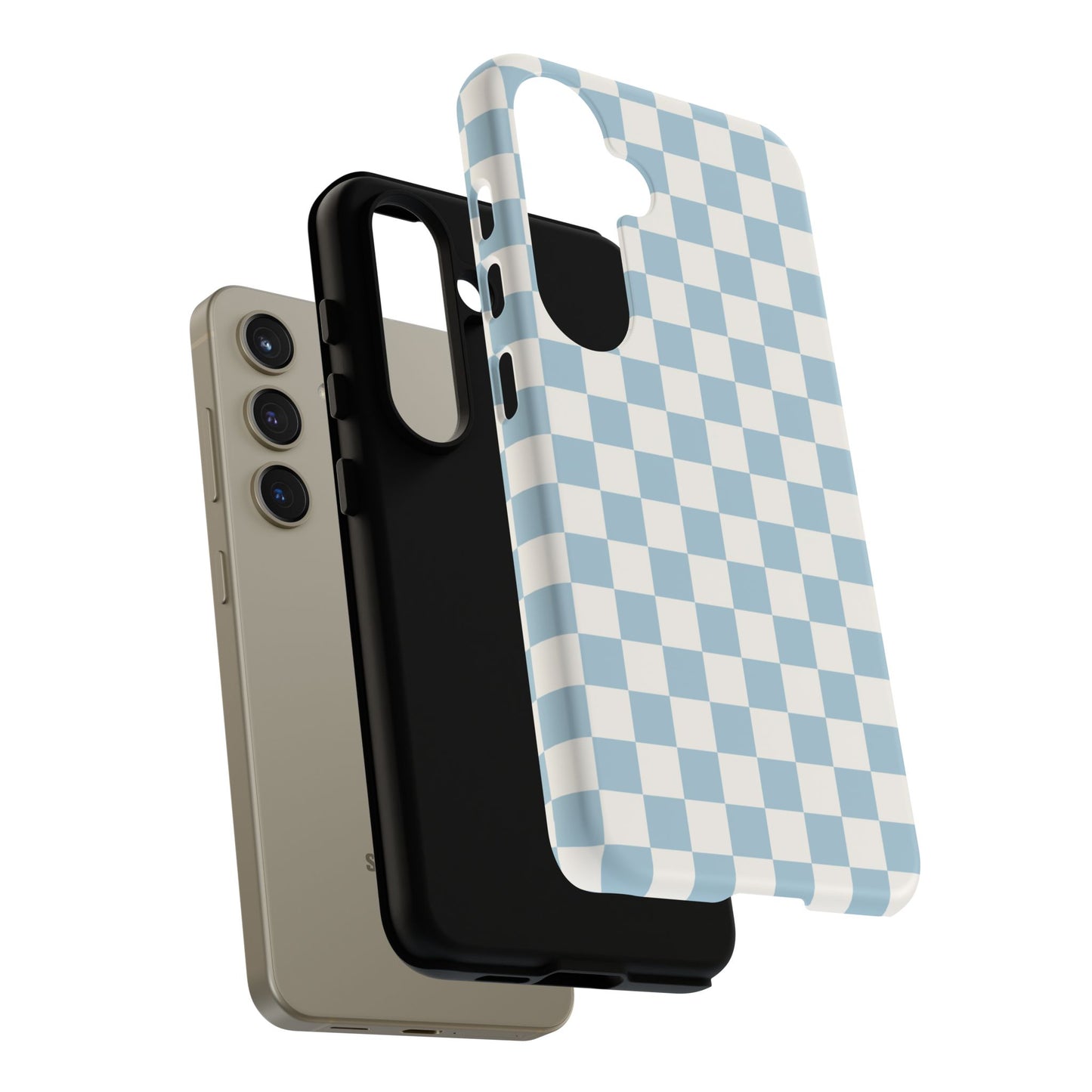 Blue Checkerboard Airi Case | Tough Phone Case