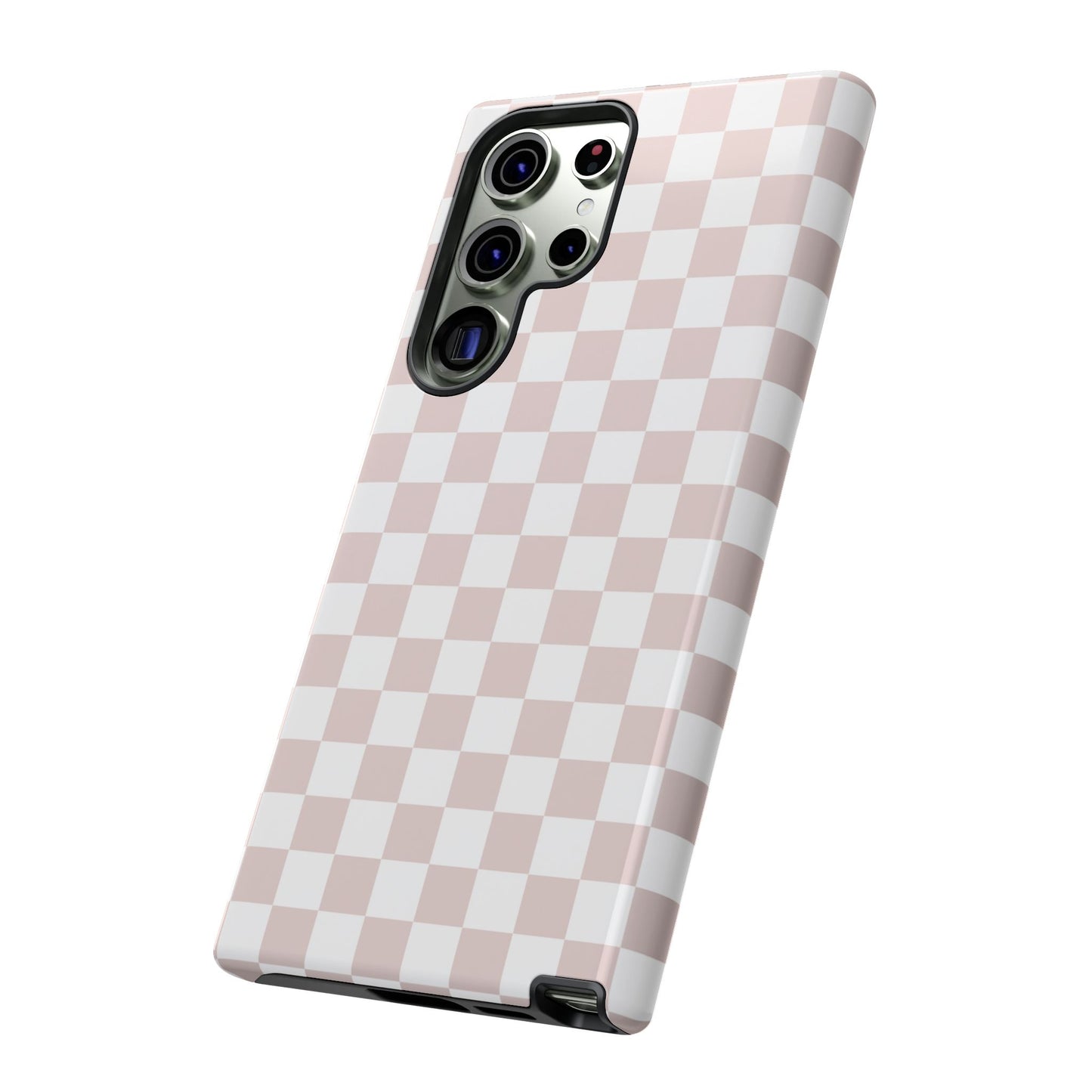 Nude Checkerboard Airi Case | Tough Phone Case