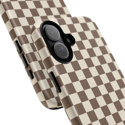 Chocolate Checkerboard Airi Case | Tough Phone Case