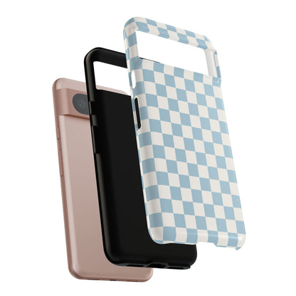 Blue Checkerboard Airi Case | Tough Phone Case